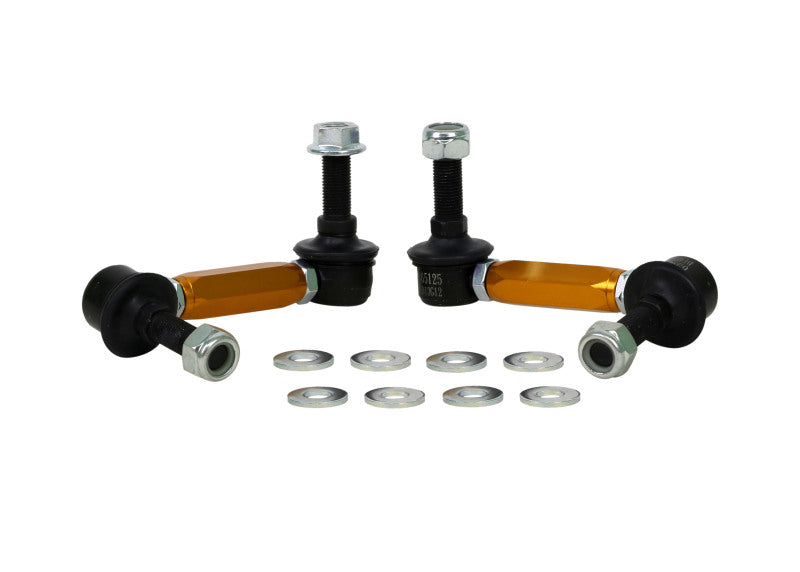 Whiteline Universal Sway Bar Link Assembly Heavy Duty Adjustable Steel Ball 115mm Size.
