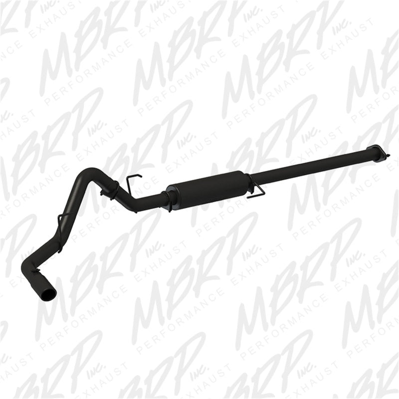 MBRP 2015 Ford F-150 2.7L / 3.5L EcoBoost 3in Cat Back Single Side Black Exhaust System.