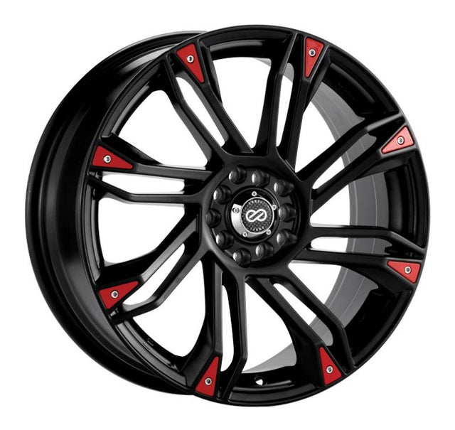 Enkei GW8 17x7 5x100/114.3 42mm Offset 72.6 Bore Matte Black Wheel.