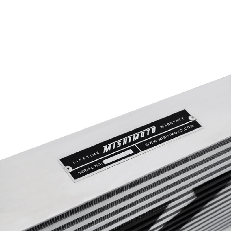 Mishimoto Universal Silver R Line Intercooler Overall Size: 31x12x4 Core Size: 24x12x4 Inlet / Outle.
