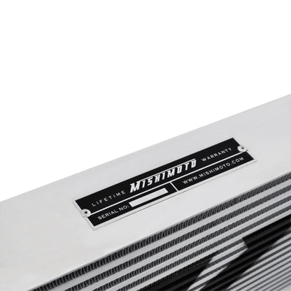 Mishimoto Universal Silver R Line Intercooler Overall Size: 31x12x4 Core Size: 24x12x4 Inlet / Outle.