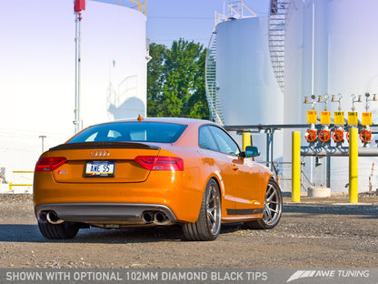AWE Tuning Touring Catback Exhaust - 102MM Diamond Black Tips | 3010-43030