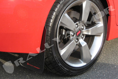 Rally Armor V2 08-11 STI (hatch only) / 11 WRX (hatch only) UR Black Mud Flap w/ Red Logo.