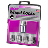 McGard Wheel Lock Nut Set - 4pk. (Cone Seat) M12X1.25 / 19mm & 21mm Dual Hex / 1.28in. L - Chrome.