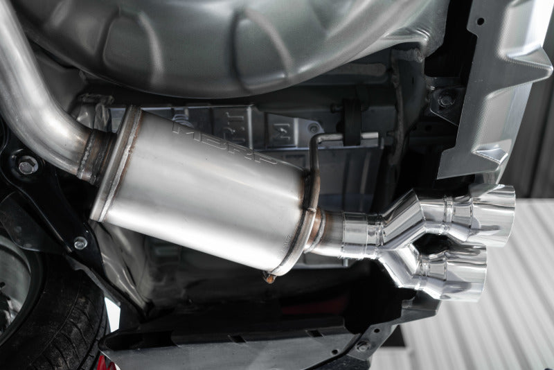 MBRP 15-19 Subaru WRX 2.0L/STI 2.5L 3in Dual Split Rear Exit w/ 3.5in CF Tips - T304 Street Version.