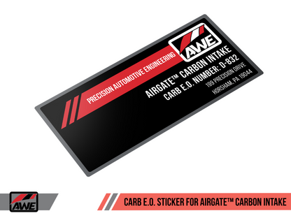 AWE Tuning 1.8T/2.0T Carbon Fiber AirGate Intake w/ Lid [2660-15024]