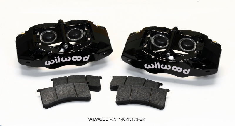 Wilwood SLC56 Front Caliper Kit Black Corvette All C5 / Base C6 1997-2013.