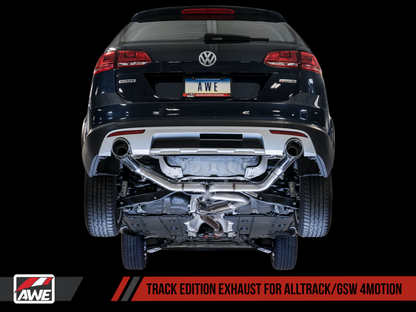 AWE Tuning Track Catback Exhaust - Polished Tips | 3020-32044
