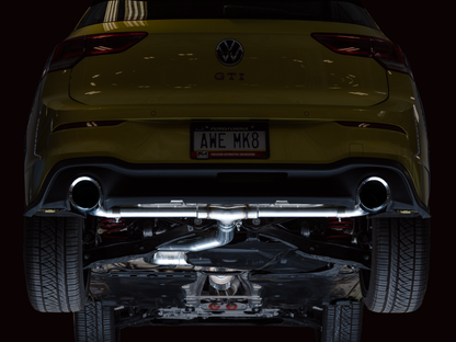 AWE Tuning Track Catback Edition Exhaust - Chrome Tips | 3020-32658