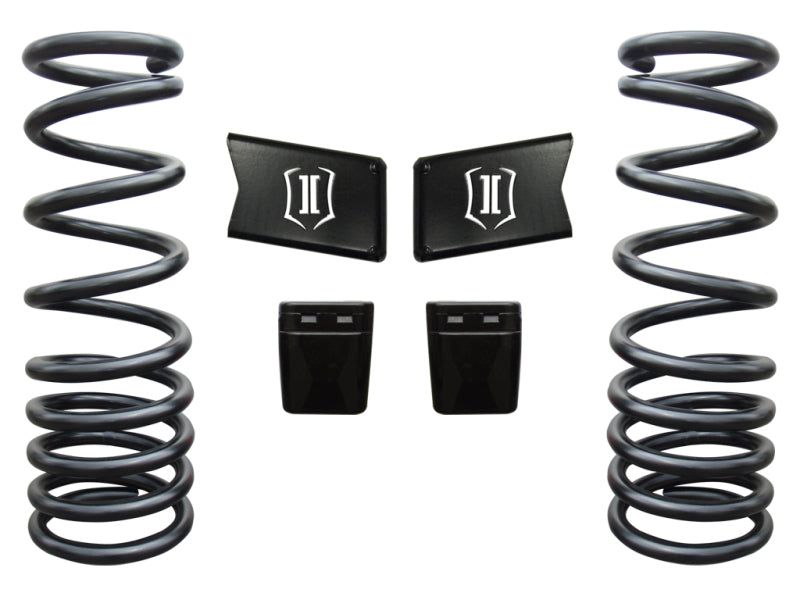 ICON 03-12 Dodge Ram HD 4WD 2.5in Dual Rate Spring Kit.