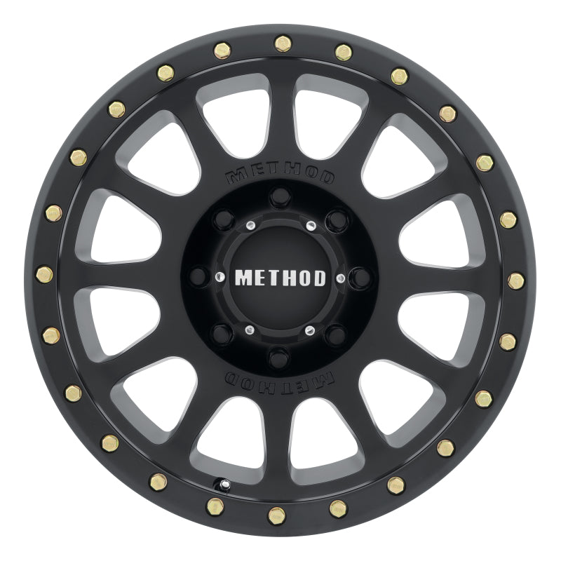 Method MR305 NV 20x9 +18mm Offset 8x170 130.81mm CB Matte Black Wheel.