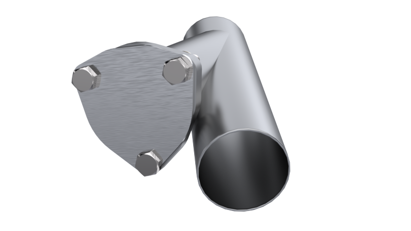 QTP 2.5in Weld-On QTEC Exhaust Cutout Y-Pipe.