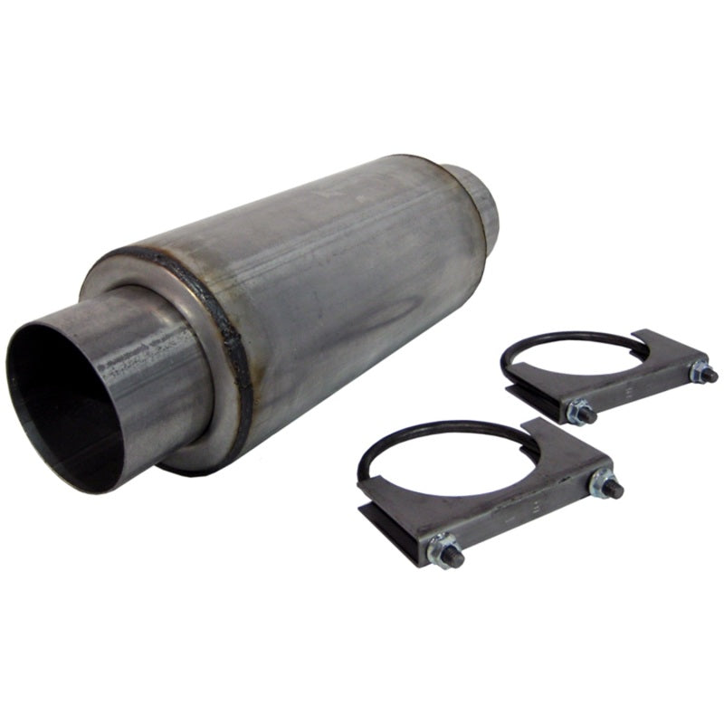 MBRP Universal Resonator 4 Inlet /Outlet 12 Body 18 Overall Aluminized.