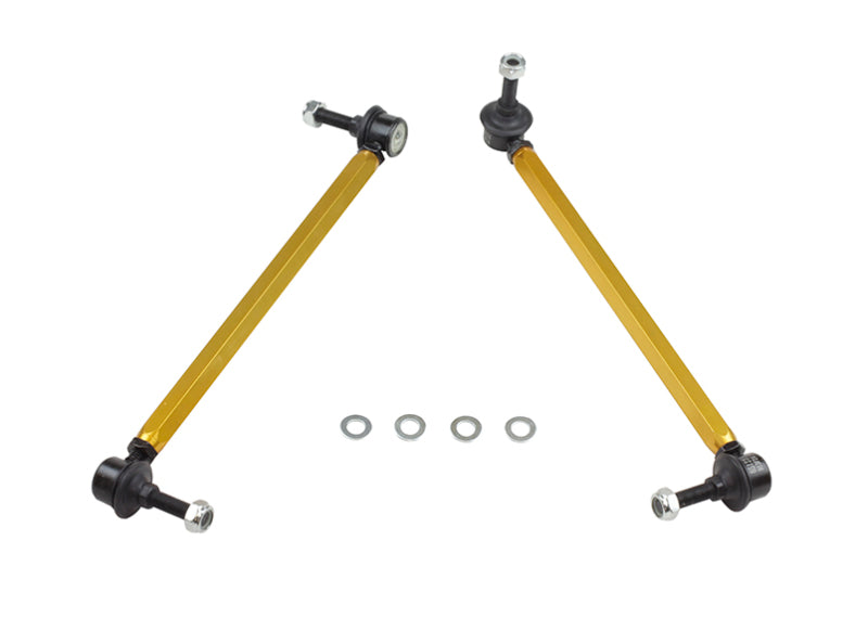 Whiteline 06/05+ Ford Focus LS / 05/09+ Mazda 3 BK Front Swaybar Link Kit H/Duty Adj Steel Ball.
