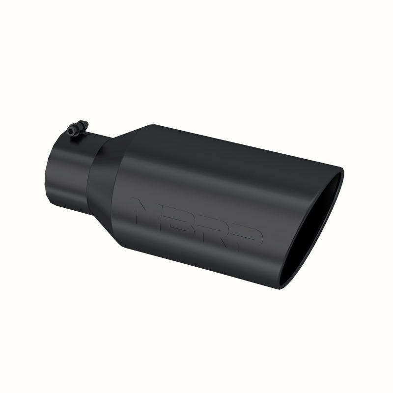 MBRP Universal Tip 8in OD Rolled End 5in Inlet 18in Length T304 - Black.