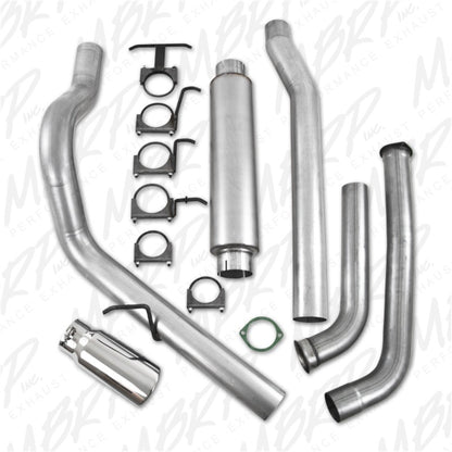MBRP 2003-2007 Ford F-250/350 6.0L EC/CC Turbo Back Single Side (Stock Cat).