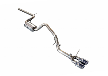 AWE Tuning Track Catback Exhaust - Diamond Black 90MM Tips | 3020-23020