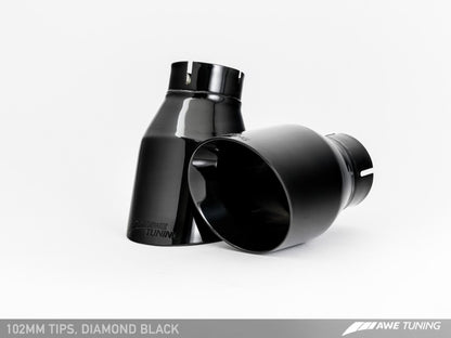 AWE Tuning Touring Catback Exhaust - Diamond Black Tips | 3015-23014