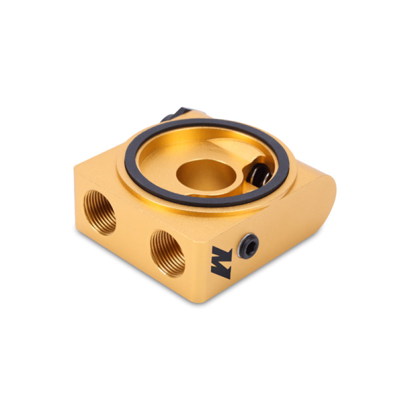 Mishimoto Oil Sandwich Plate w/ Rear-Mounted Thermostat.
