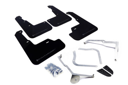 Rally Armor 15+ Subaru WRX & STi Sedan Only UR Black Mud Flap w/ Grey Logo.