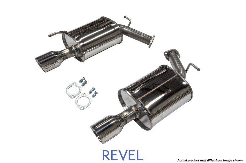 Revel Medallion Touring-S Catback Exhaust - Dual Muffler / Axle Back 06-10 Infiniti M35.