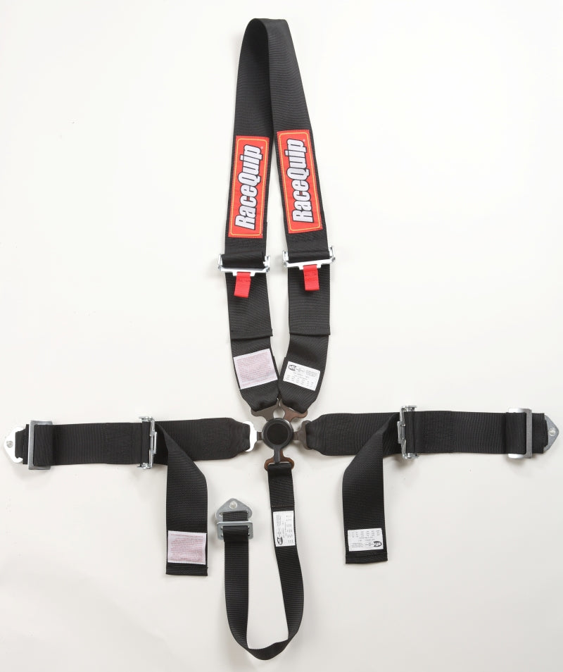 RaceQuip Black SFI CAMLOCK 5pt Dragster inUin Belt.