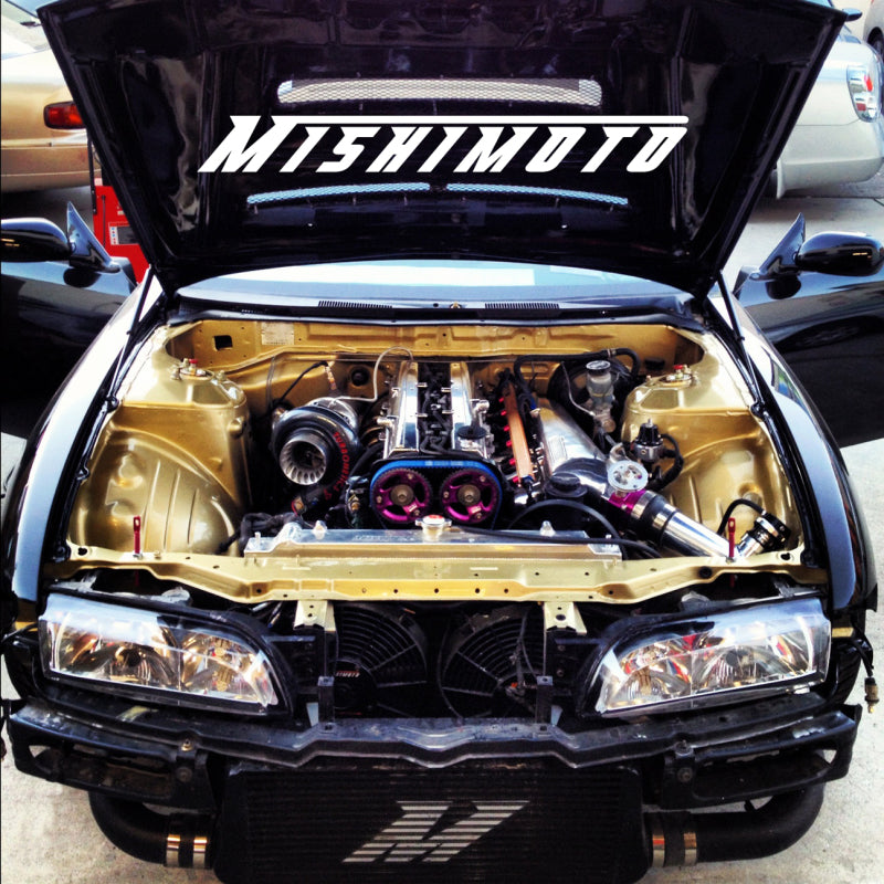 Mishimoto Universal Silver R Line Intercooler Overall Size: 31x12x4 Core Size: 24x12x4 Inlet / Outle.