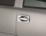 AVS 99-06 Chevy Tahoe (w/o Passenger Keyhole) Door Handle Covers (4 Door) 8pc Set - Chrome.