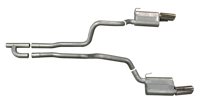 Gibson 05-10 Ford Mustang Base 4.0L 2.5in Cat-Back Dual Exhaust - Aluminized.