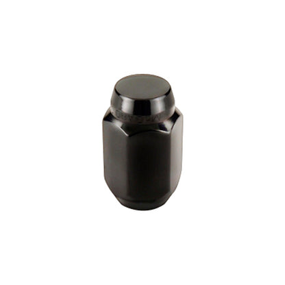 McGard Hex Lug Nut (Cone Seat) 1/2-20 / 13/16 Hex / 1.5in. Length (4-Pack) - Black.