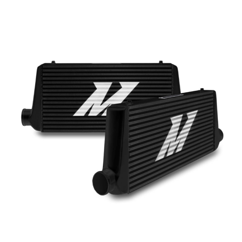 Mishimoto Universal Black R Line Intercooler Overall Size: 31x12x4 Core Size: 24x12x4 Inlet / Outlet.