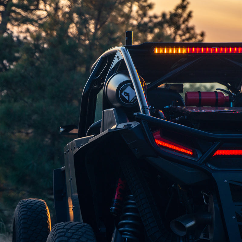 Rigid Industries 28in Chase Light Bar Universal - Rear Facing 27 Mode 5 Color LED Light Bar.