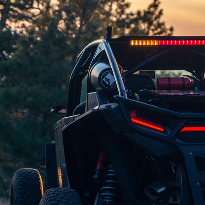 Rigid Industries 28in Chase Light Bar Universal - Rear Facing 27 Mode 5 Color LED Light Bar.