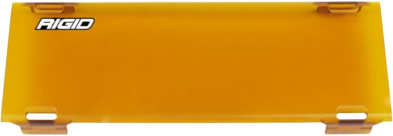 Rigid Industries 10in E-Series Light Cover - Amber -trim 4in & 6in.