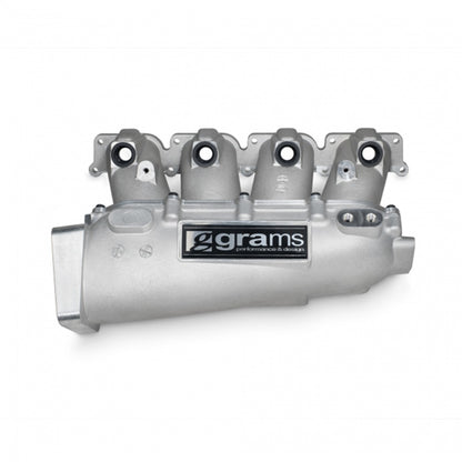 Grams Performance VW MK4 Large Port Intake Manifold - Raw Aluminum.