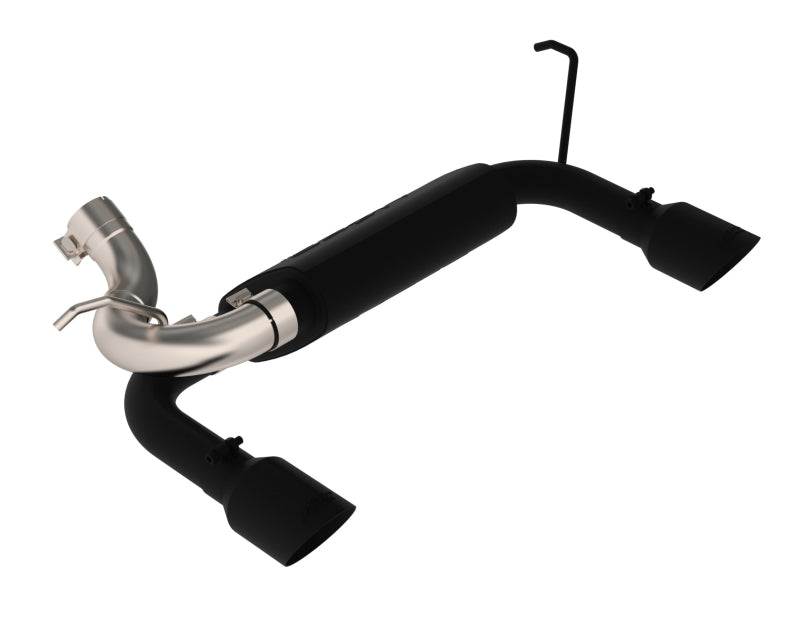 MBRP 07-14 Jeep Wrangler/Rubicon 3.6L/3.8L V6 Axle-Back Dual Rear Exit Black Performance Exhuast Sys.