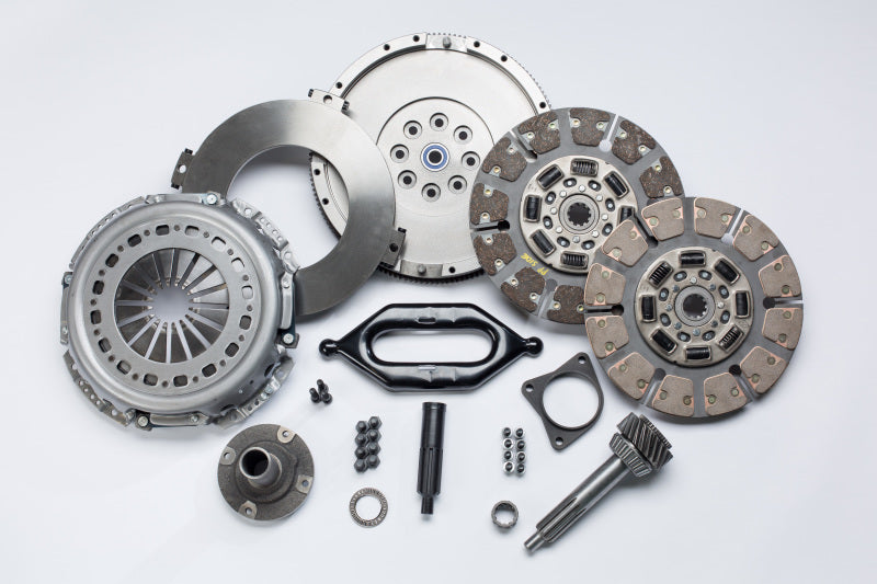 South Bend Clutch 94-03 Dodge 5.9L NV4500 Street Dual Disc Clutch Kit w/ Input Shaft.