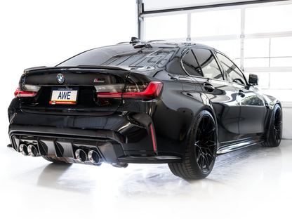 AWE Track Edition Catback Exhaust - Chrome Silver Tips | 3020-43482