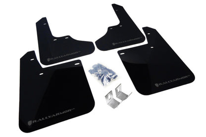 Rally Armor 1993-2001 Subaru Impreza UR Black Mud Flap w/ Grey Logo.