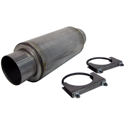 MBRP Universal Resonator 4 Inlet /Outlet 12 Body 18 Overall Aluminized.