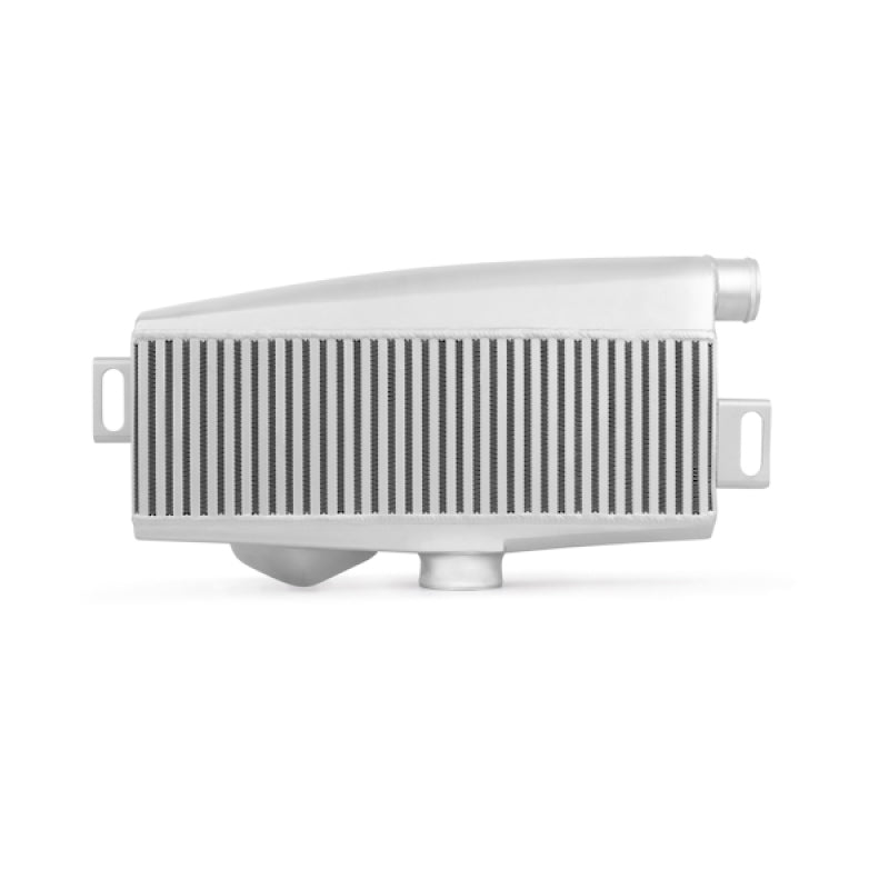 Mishimoto Subaru 02-07 WRX/04-07 STi Top-Mount Intercooler Kit - Powder Coated Silver & Blue Hoses.
