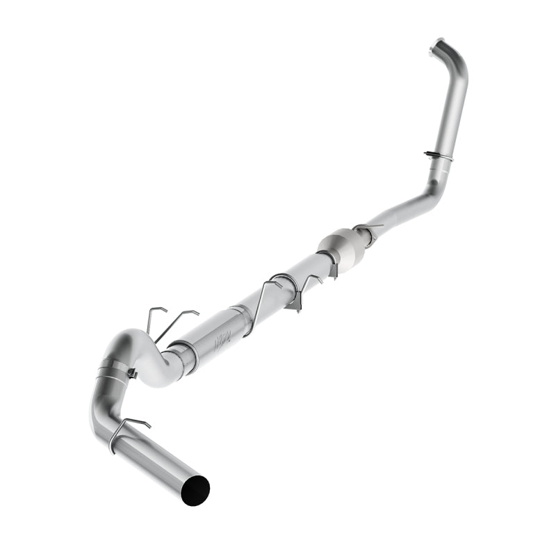 MBRP F-250/350 6.0L EC/CC 5in Turbo Back (Stock Cat) Single Side Exit AL.
