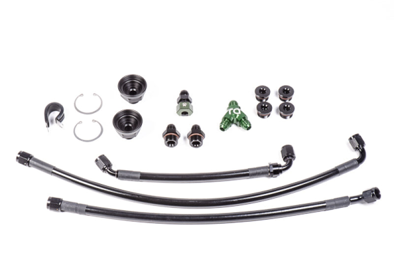 Radium Engineering Nissan VQ35HR & VQ37VHR Fuel Rail Plumbing Kit.
