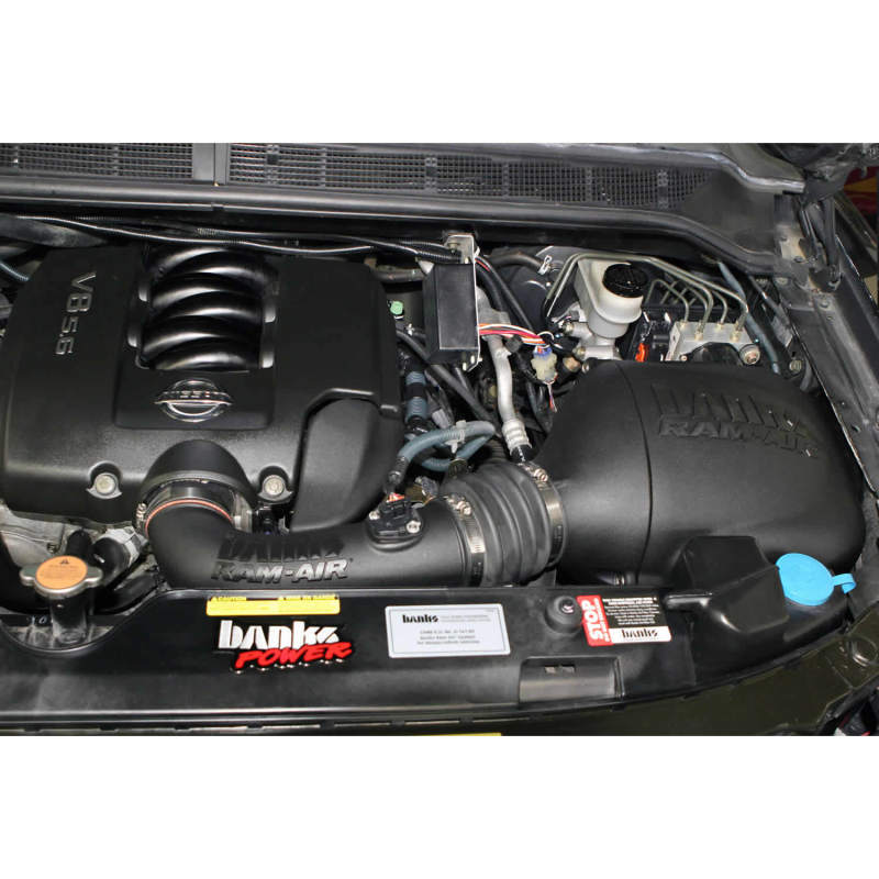 Banks Power 04-14 Nissan 5.6L Titan Ram-Air Intake System - Dry Filter.