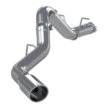 MBRP 2020+ GMC/Chevy 2500/3500 6.6L Duramax 4in Mand Bent Tubing AL-Ser Cat Back Single Side - Alum.