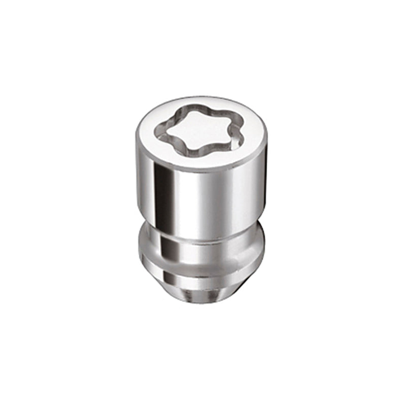 McGard Wheel Lock Nut Set - 4pk. (Cone Seat) M12X1.25 / 19mm & 21mm Dual Hex / 1.28in. L - Chrome.