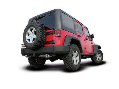 Borla 12-16 Jeep Wrangler 3.6L AT/MT 4WD Single Split Rr Exit Touring Exhaust (rear section only).