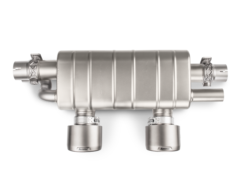 Akrapovic 16-17 Porsche 911 Carrera S/4/4S/GTS (991.2) Slip-On Line (Titanium) w/ Titanium Tips.