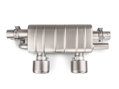 Akrapovic 16-17 Porsche 911 Carrera S/4/4S/GTS (991.2) Slip-On Line (Titanium) w/ Titanium Tips.