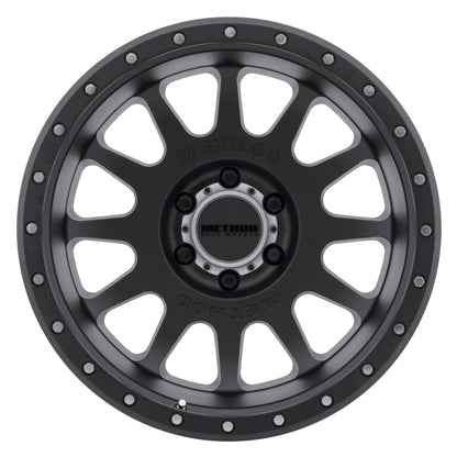 Method MR605 NV 20x10 -24mm Offset 6x135 87mm CB Matte Black Wheel.